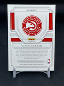 2019 PANINI NATIONAL TREASURES - VALIDATING MARKS - V. CARTER - #MV-VCT - #'D/49 - AUTOGRAPH