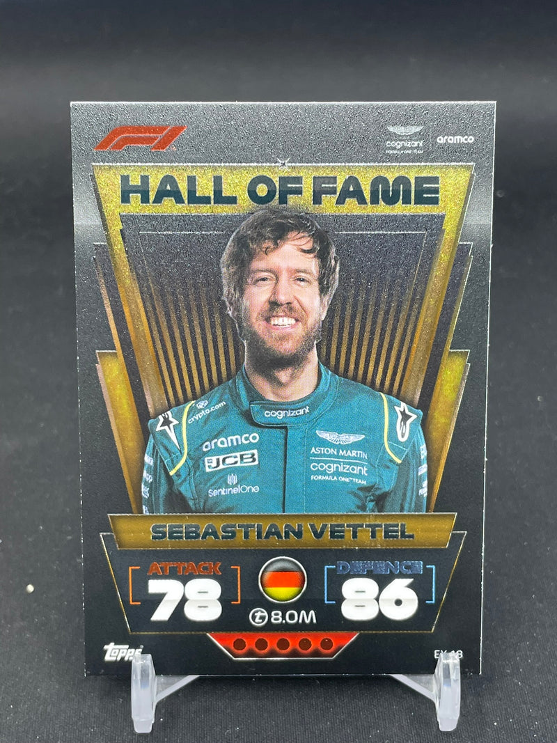2022 TOPPS TURBO ATTAX - HALL OF FAME - S. VETTEL -