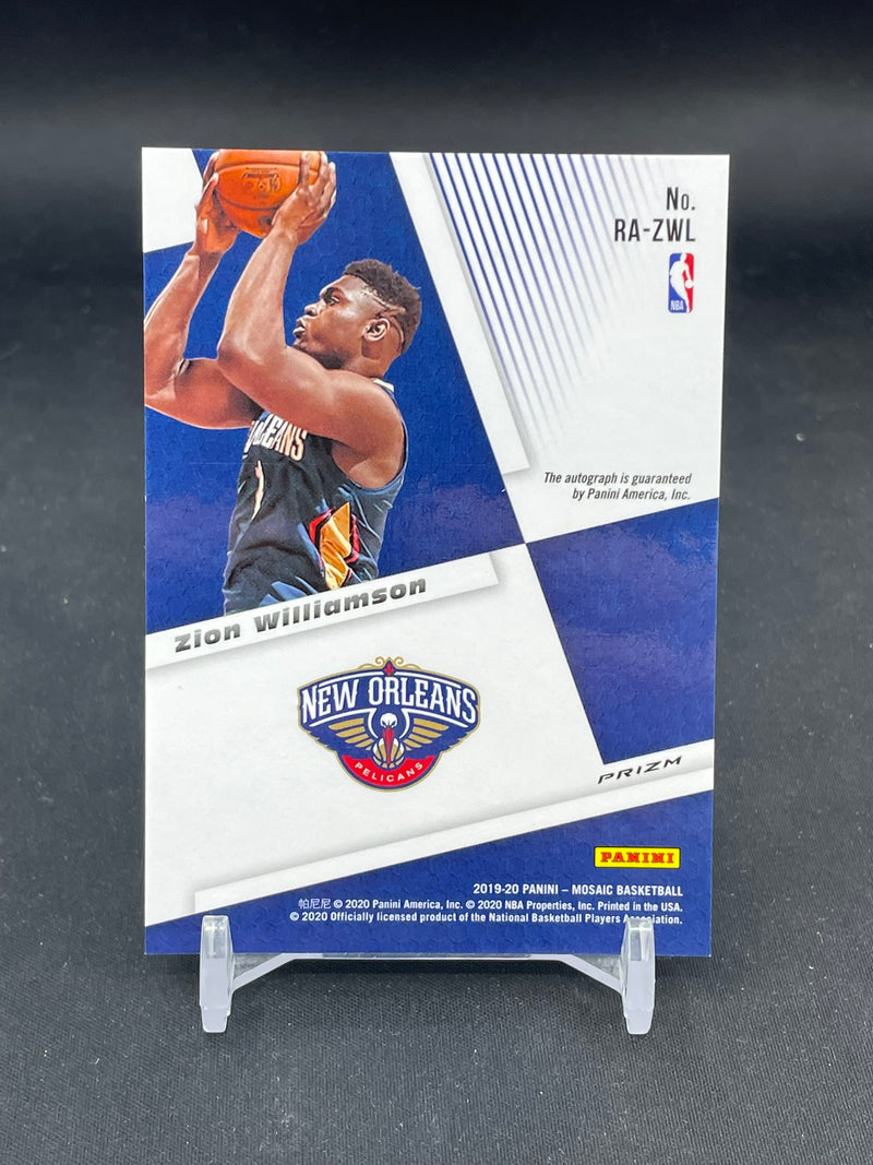 2019 PANINI MOSAIC - AUTOGRAPHS - Z. WILLIAMSON -