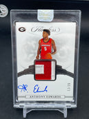 2020 PANINI FLAWLESS COLLEGIATE - A. EDWARDS - #SPM-AE - #'D/20 - RELIC - AUTOGRAPH