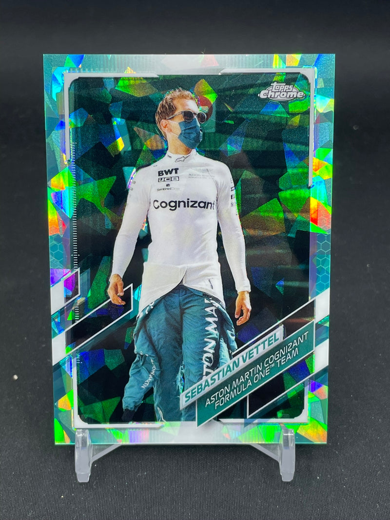 2021 TOPPS CHROME F1 - AQUA SAPPHIRE - S. VETTEL - #47 - #'D/99