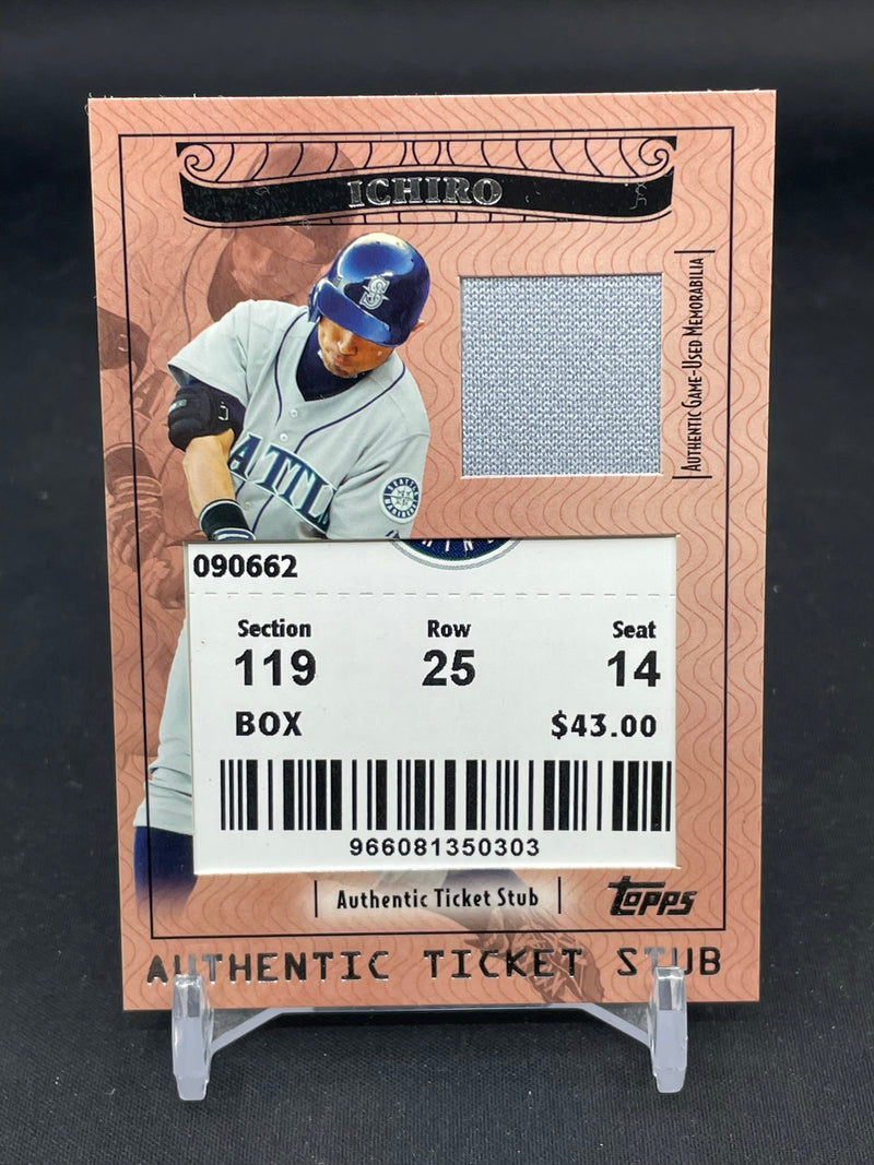 2009 TOPPS TICKET TO STARDOM - ICHIRO - #TSP-7 - #'D/225 - DUAL RELIC