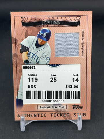 2009 TOPPS TICKET TO STARDOM - ICHIRO - #TSP-7 - #'D/225 - DUAL RELIC