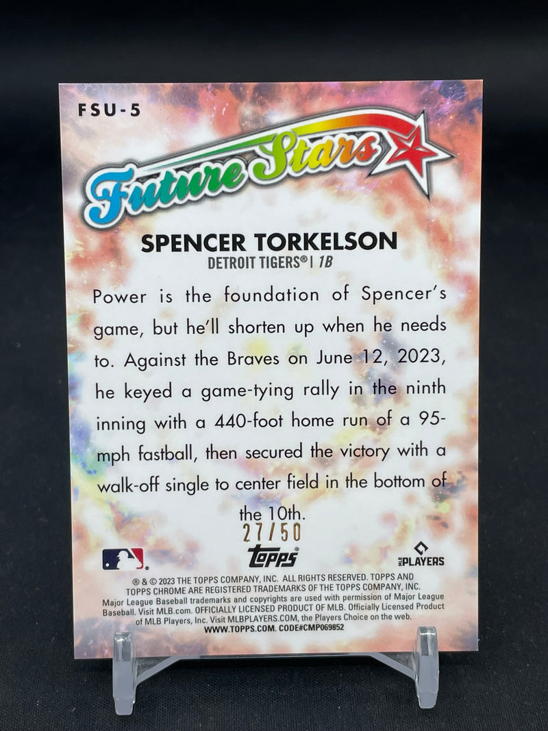 2023 TOPPS CHROME - GOLD - FUTURE STARS - S. TORKELSON - #FSU-5 - #'D/50