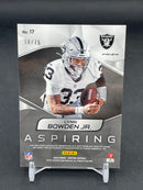 2020 PANINI SPECTRA - ASPIRING PATCH AUTOGRAPHS - L. BOWDEN JR. - #17 - #'D/75 - RELIC - AUTOGRAPH - RC