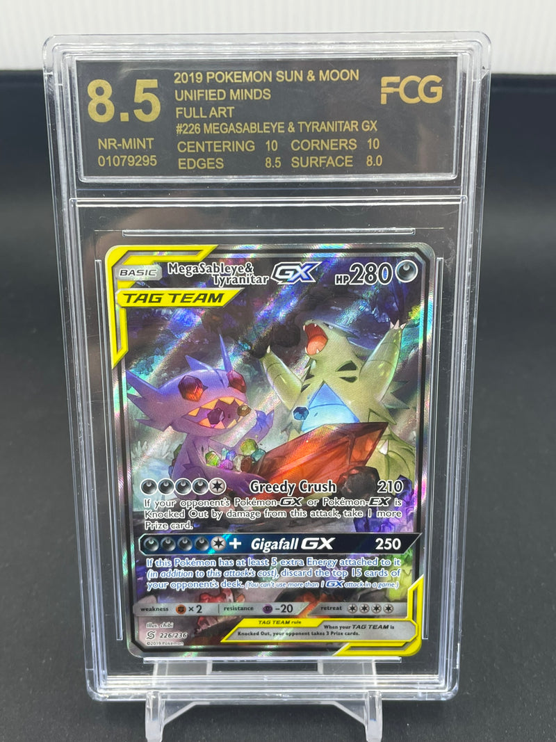 POKEMON - UNIFIED MINDS - MEGA SABLEYE & TYRANITAR GX - ALTERNATE ART -