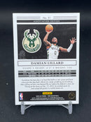 2023 PANINI NOIR - ASSOCIATION EDITION - D. LILLARD - #51 - #'D/99