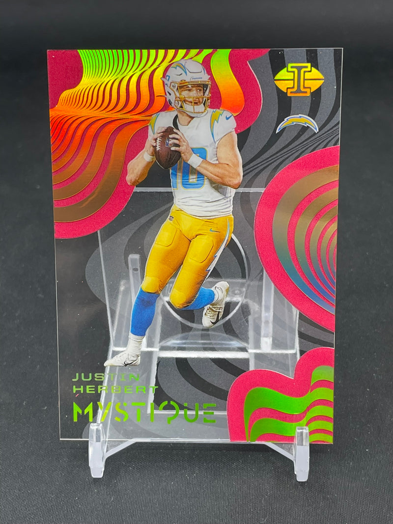 2020 PANINI ILLUSIONS - RED - MYSTIQUE - J. HERBERT - #MY3 - #'D/399 - RC