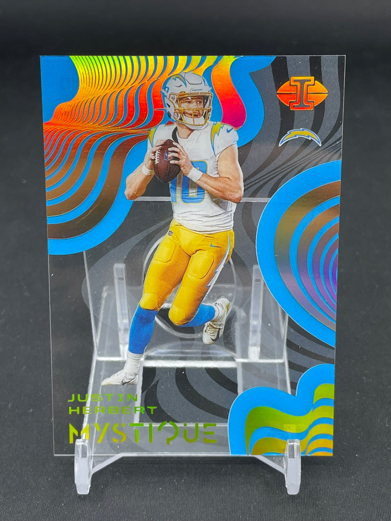 2020 PANINI ILLUSIONS - BLUE - MYSTIQUE - J. HERBERT - #MY3 - #'D/299 - RC