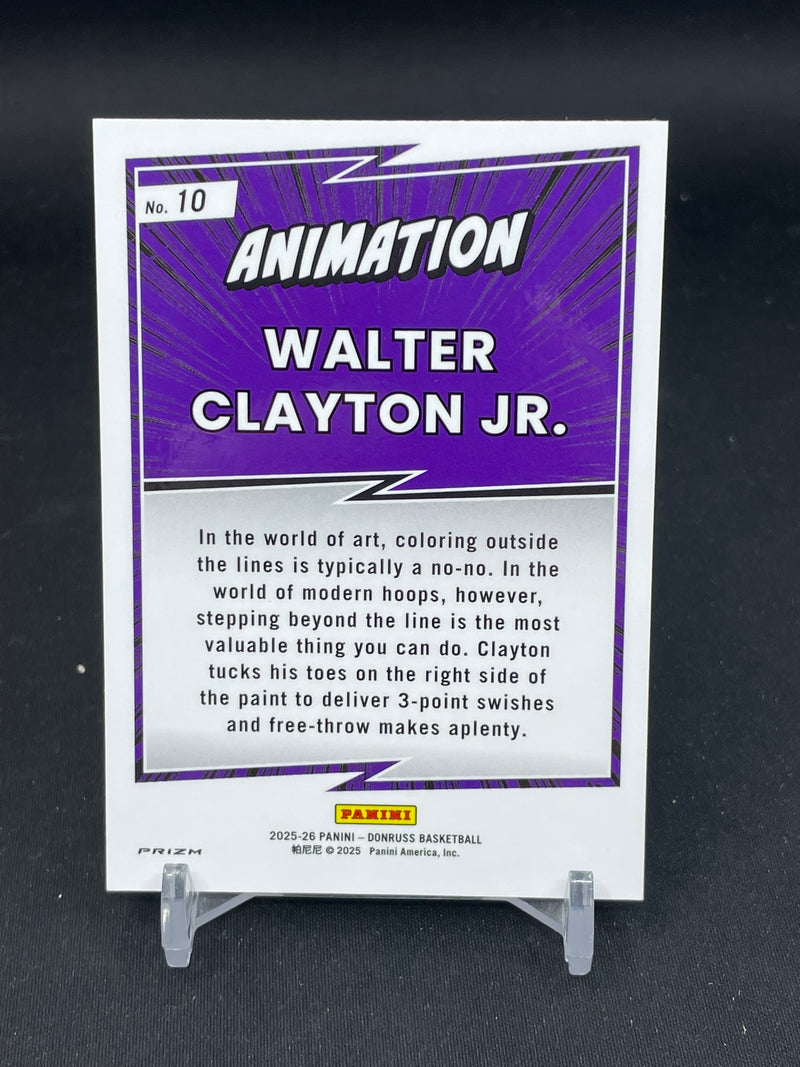 2025 PANINI DONRUSS - PRIZM - ANIMATION - W. CLAYTON JR. -