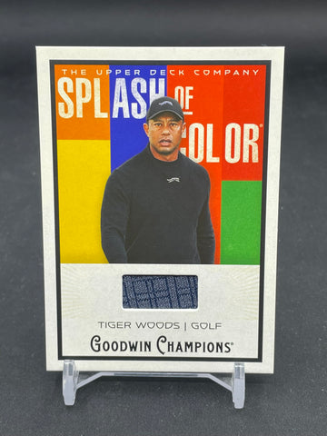 2025 UPPER DECK GOODWIN CHAMPIONS - SPLASH OF COLOR - T. WOODS - #SM-TW - RELIC