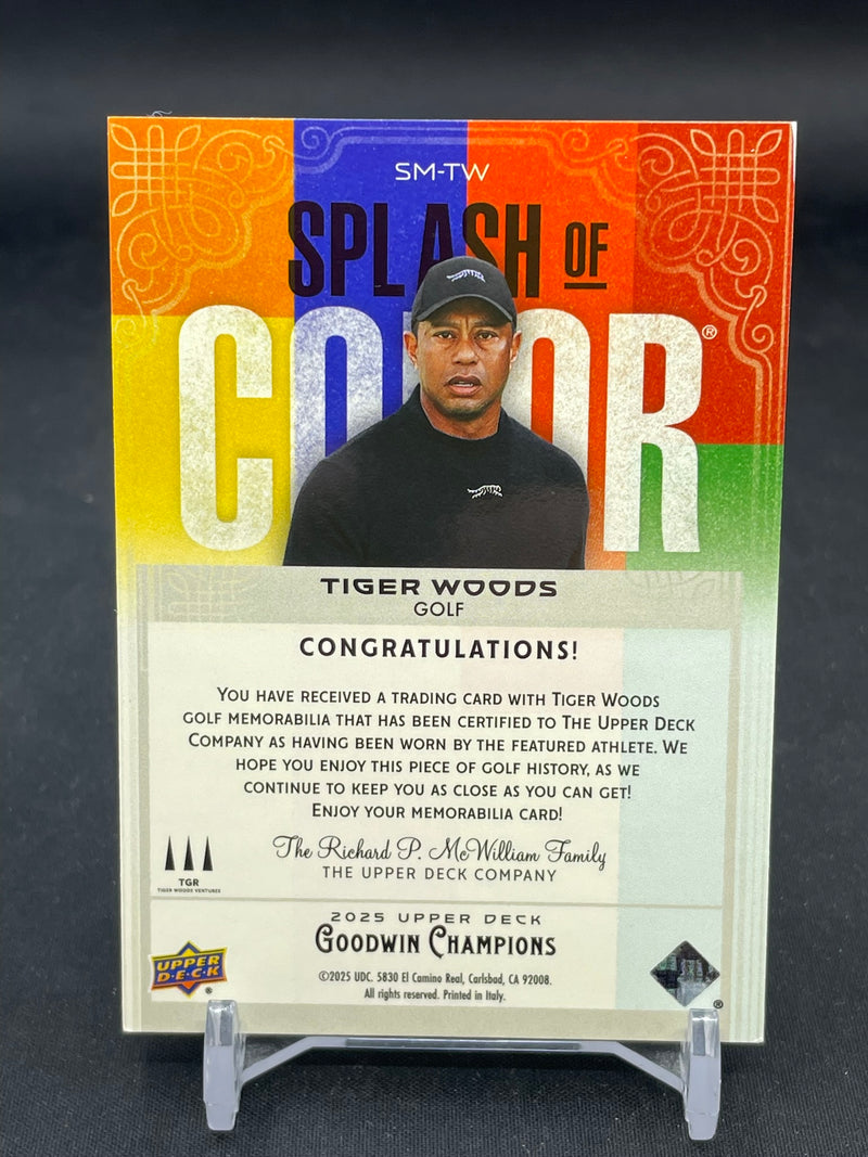 2025 UPPER DECK GOODWIN CHAMPIONS - SPLASH OF COLOR - T. WOODS -