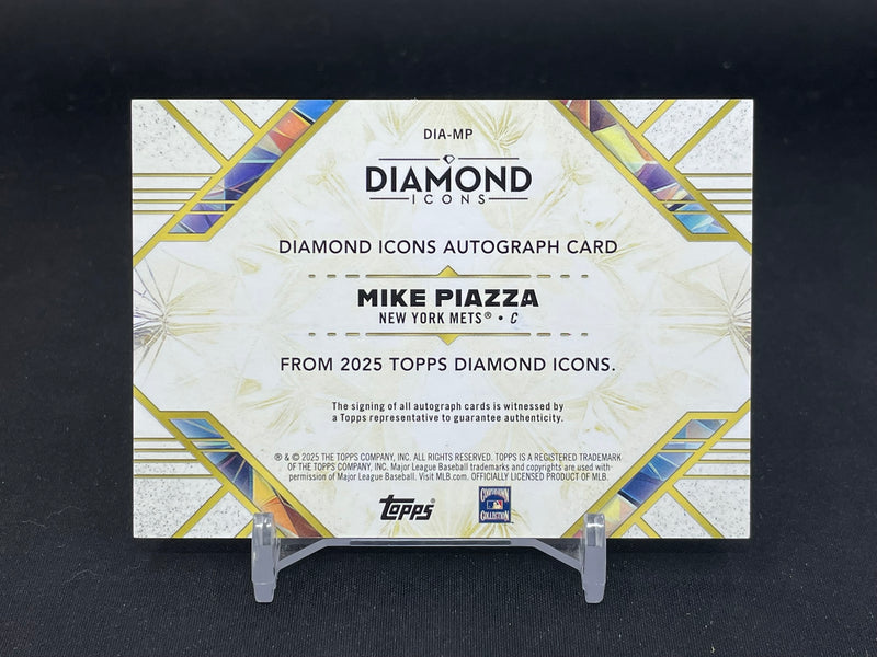 2025 TOPPS DIAMOND ICONS - M. PIAZZA - #DIA-MP - #'D/25 - AUTOGRAPH