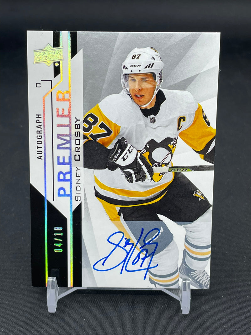 2018 UPPER DECK PREMIER - S. CROSBY - #40 - #'D/10 - AUTOGRAPH