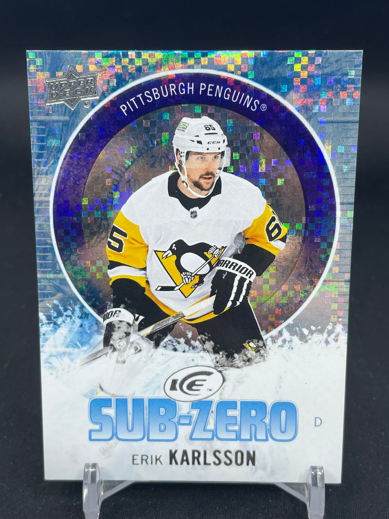 2023 UPPER DECK ICE - SUB-ZERO - E. KARLSSON -