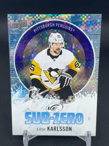 2023 UPPER DECK ICE - SUB-ZERO - E. KARLSSON - #SZ-11