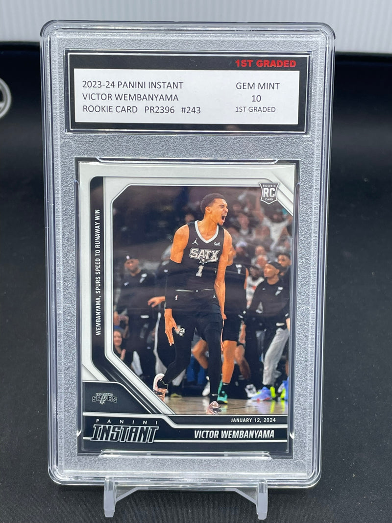 2023 PANINI INSTANT - V. WEMBANYAMA - #243 - #'D/2396 - 1G 10 - RC