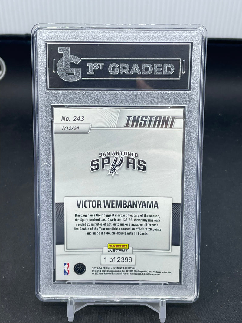 2023 PANINI INSTANT - V. WEMBANYAMA - #243 - #'D/2396 - 1G 10 - RC