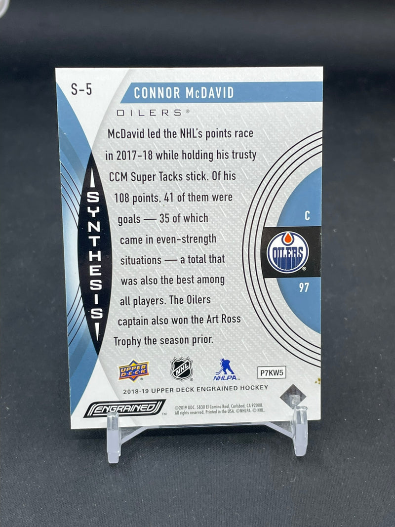 2018 UPPER DECK ENGRAINED - SYNTHESIS - C. MCDAVID -