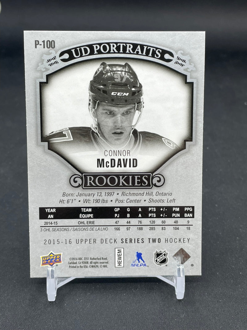 2015 UPPER DECK SERIES TWO - UD PORTRAITS ROOKIES - C. MCDAVID -