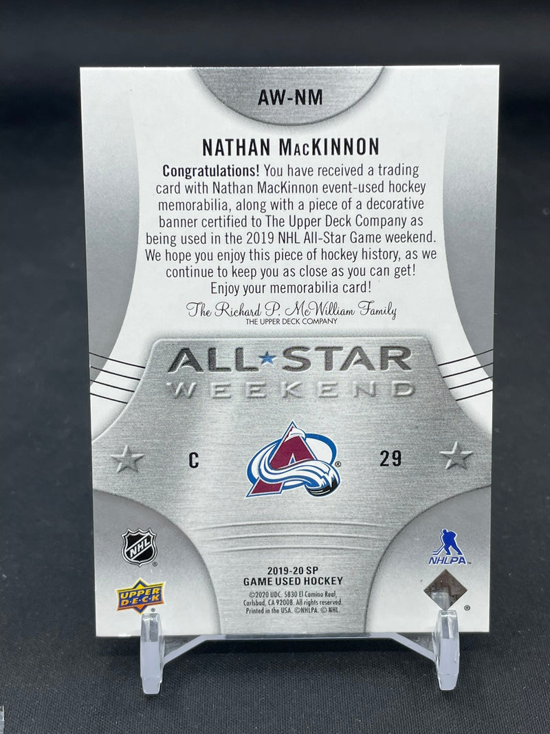 2019 UPPER DECK SP GAME USED - ALL STAR WEEKEND - N. MACKINNON -