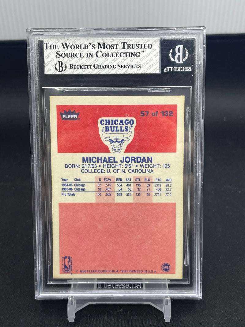 1986 FLEER - M. JORDAN -