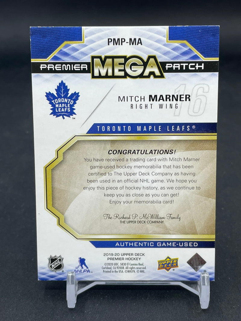 2019 UPPER DECK PREMIER - MEGA PATCH - M. MARNER - #PMP-MA - #'D/6 - RELIC