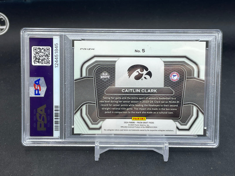 2024 PANINI PRIZM DRAFT PICKS - GREEN PRIZM - CAMPUS LEGEND - C. CLARK -