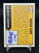 2012 TOPPS MARS ATTACKS HERITAGE - SKETCH CARD - 1 OF 1 - ARTIST AUTOGRAPHED