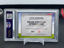 2024 TOPPS BOWMAN CHROME UNIVERSITY - COLLEGE APPLICATION AUTO - J. EDWARDS -
