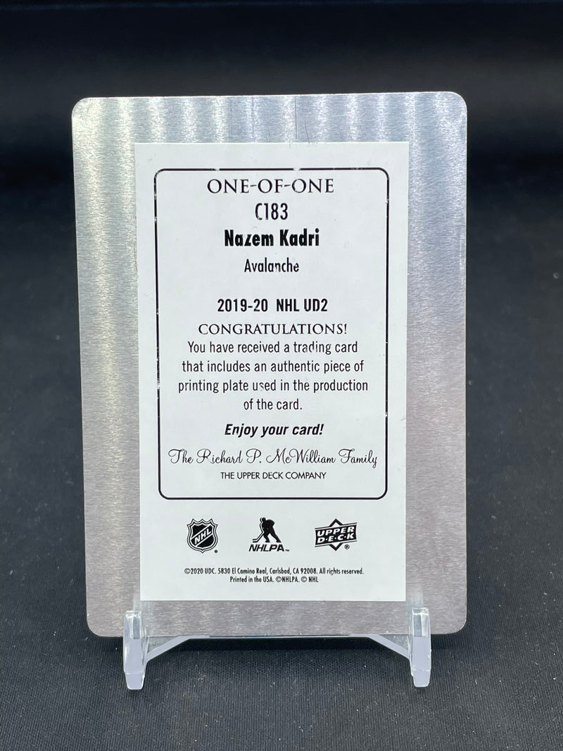 2019 UPPER DECK SERIES TWO - PRINTING PLATE - N. KADRI -