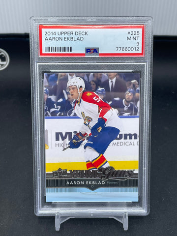 2014 UPPER DECK SERIES ONE - YOUNG GUNS - A. EKBLAD - #225 - PSA 9 - RC
