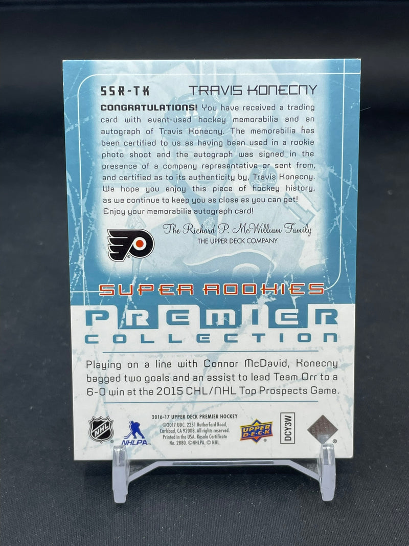 2016 UPPER DECK PREMIER - SUPER ROOKIES - T. KONECNY - #SSR-TK - #'D/99 - RELIC - AUTOGRAPH