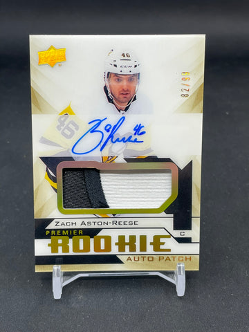 2018 UPPER DECK PREMIER - ROOKIE AUTO PATCH - Z. ASTON-REESE - #AR-ZA - #'D/99 - RELIC - AUTOGRAPH - RC