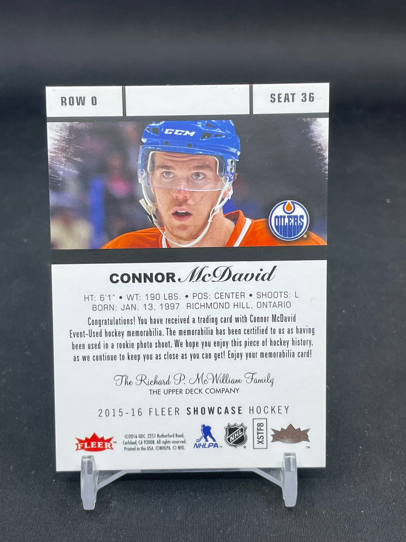 2015 FLEER SHOWCASE - FLAIR MATERIALS - C. MCDAVID -