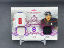 2019 LEAF IN THE GAME USED - PINK - LEGENDARY NUMBERS - A. OVECHKIN / T. SELANNE - #LN-16 - #'D/4 - DUAL RELIC