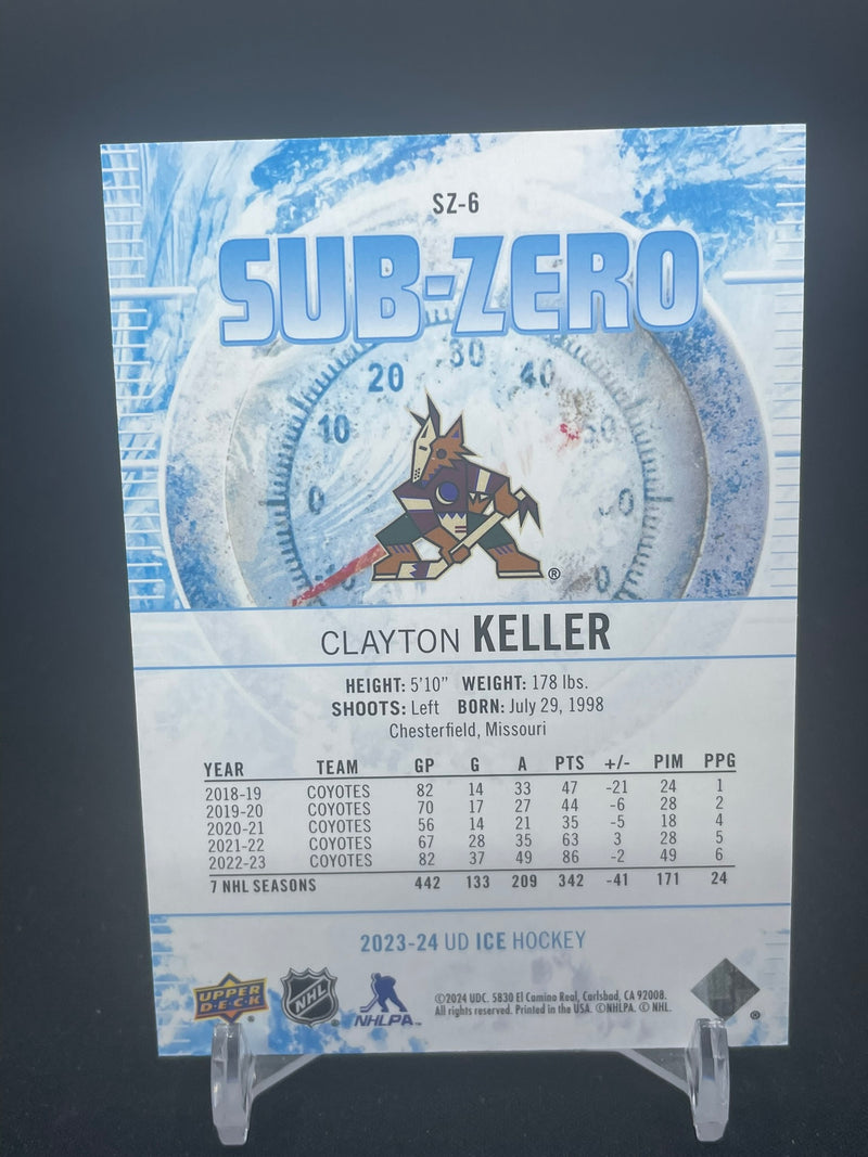 2023 UPPER DECK ICE - SUB-ZERO - C. KELLER -