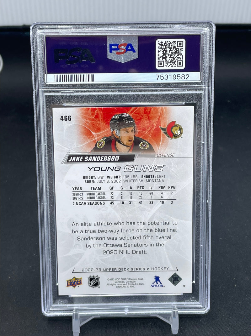 2022 UPPER DECK SERIES TWO - YOUNG GUNS - J. SANDERSON -