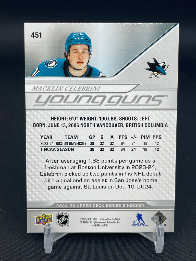2024 UPPER DECK SERIES TWO - YOUNG GUNS - M. CELEBRINI -