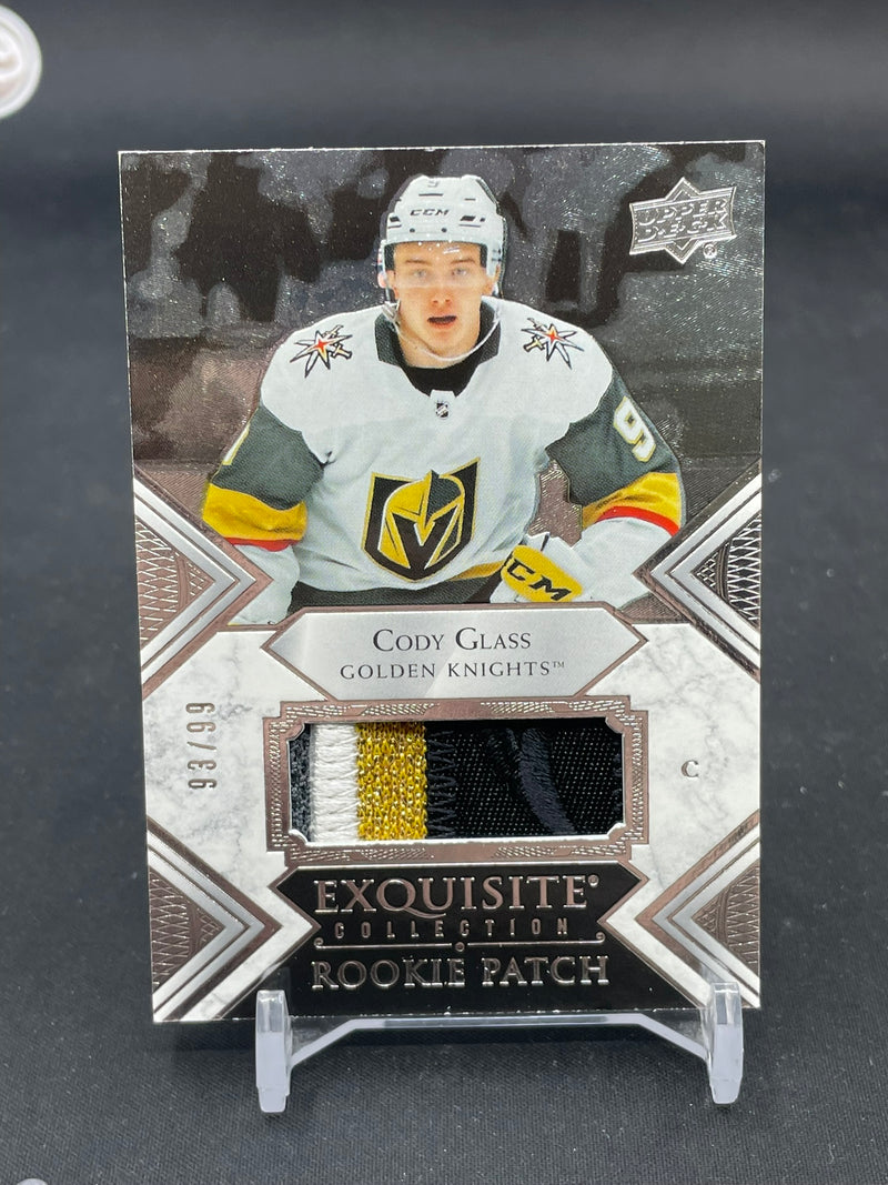 2019 UPPER DECK EXQUISITE COLLECTION - ROOKIE PATCH - C. GLASS - #RP-CG - #'D/99 - RELIC - RC