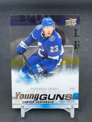 2019 UPPER DECK SERIES ONE - CLEAR CUT - YOUNG GUNS - C. VERHAEGHE -