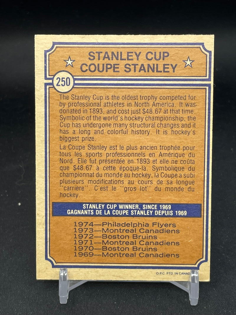 1974 O-PEE-CHEE - STANLEY CUP - PHILADELPHIA FLYERS -
