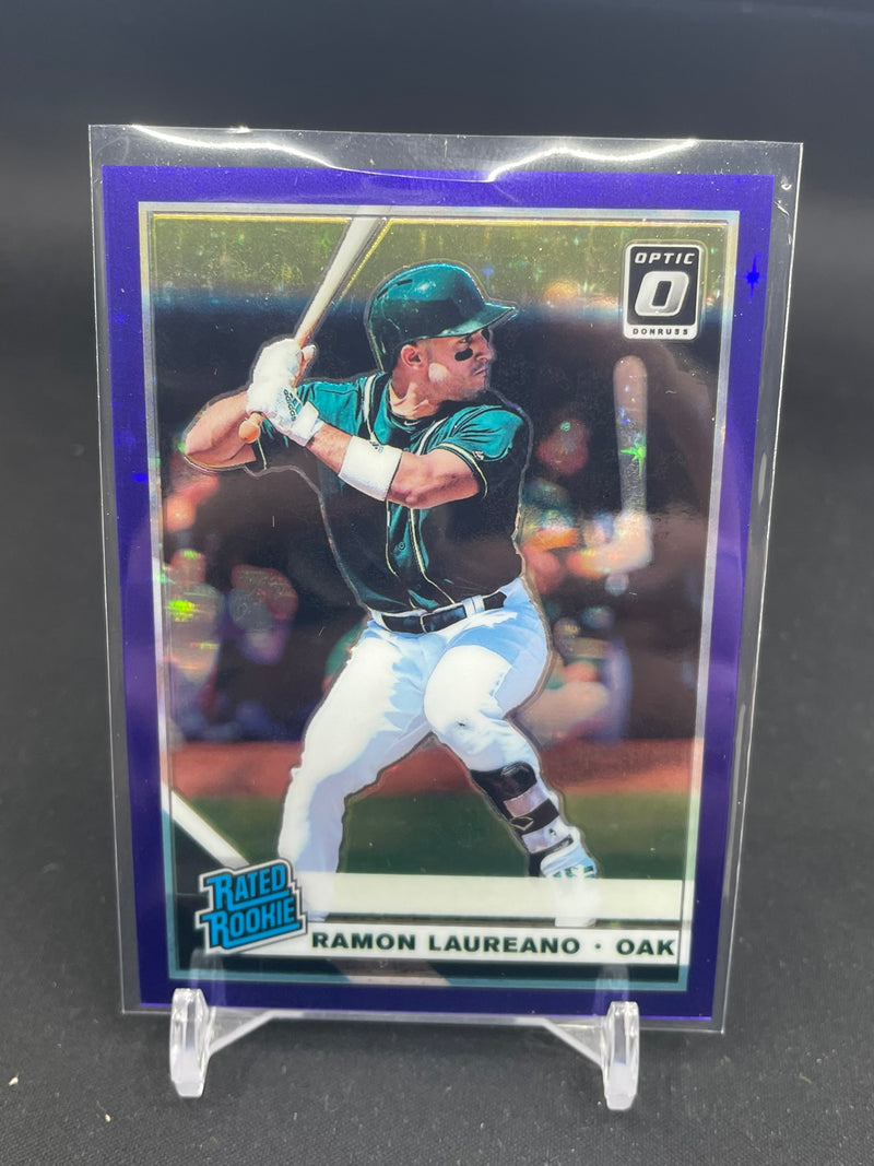 2019 PANINI DONRUSS OPTIC - PURPLE STARS - RATED ROOKIE - R. LAUREANO - #47 - #'D/125 - RC