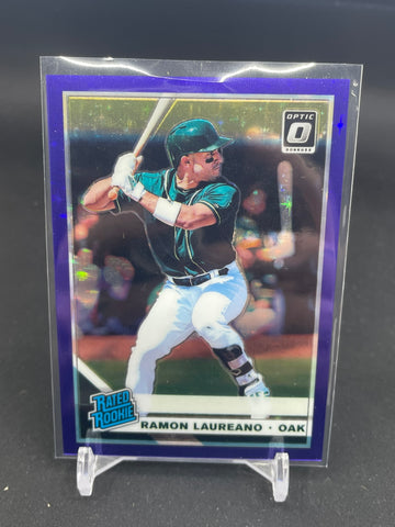 2019 PANINI DONRUSS OPTIC - PURPLE STARS - RATED ROOKIE - R. LAUREANO - #47 - #'D/125 - RC