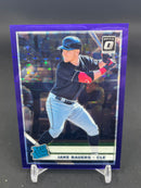2019 PANINI DONRUSS OPTIC - PURPLE STARS - RATED ROOKIE - J. BAUERS - #39 - #'D/125 - RC