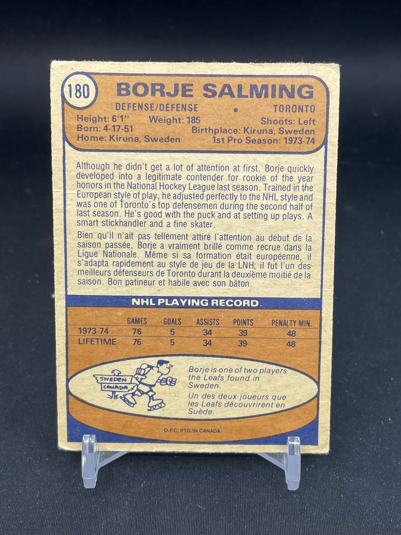 1974 O-PEE-CHEE - B. SALMING -