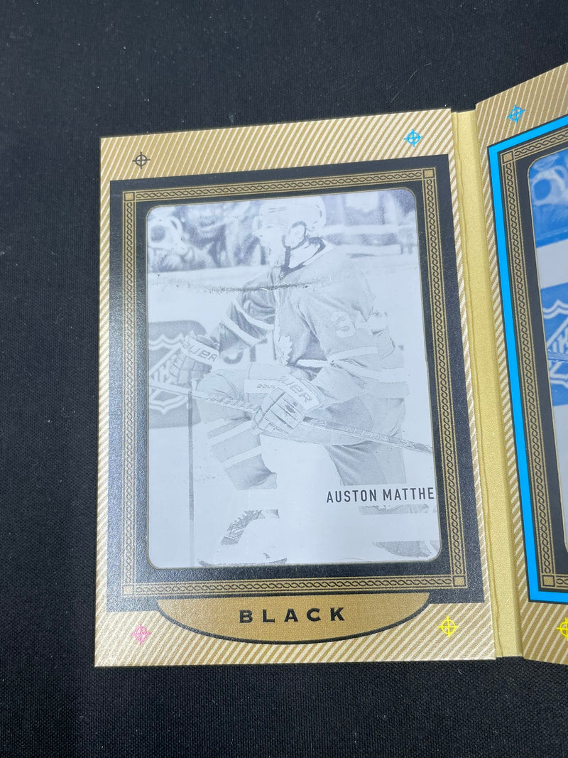 2019 UPPER DECK THE CUP - SIGNED PRINTING PLATE BOOKLET - A. MATTHEWS - ONE OF ONE - AUTOGRAPH