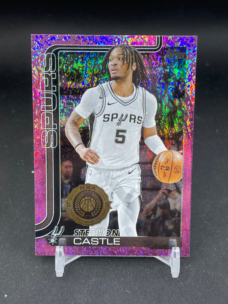 2025 TOPPS SERIES ONE - PINK HOLOFOIL - S. CASTLE -