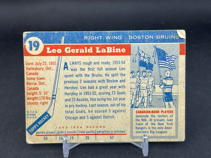 1954 TOPPS - L. LABINE -