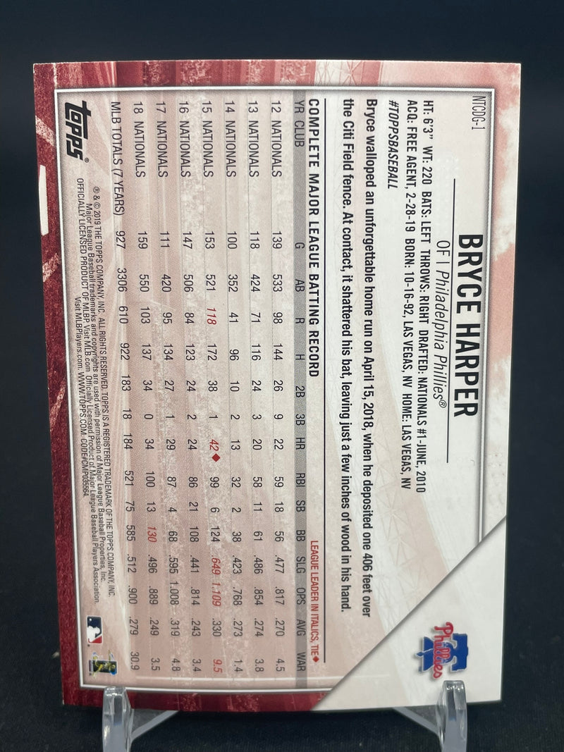2019 TOPPS NATIONAL BASEBALL CARD DAY - B. HARPER -
